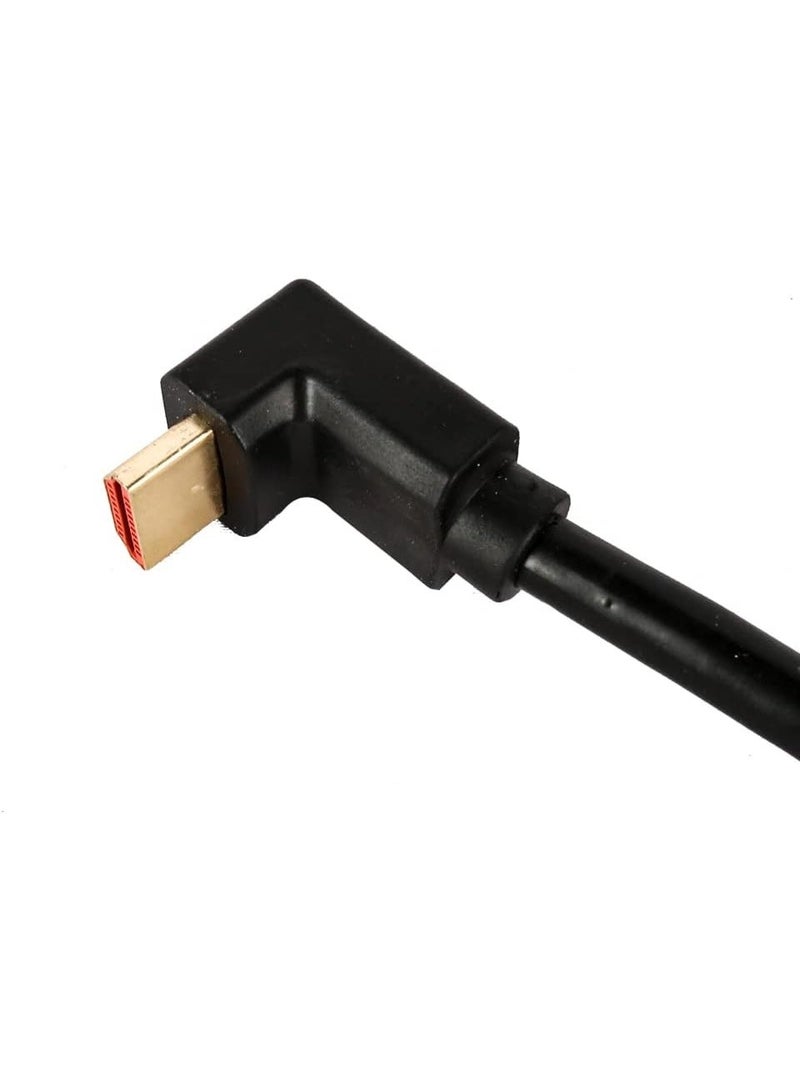 LAVA 4K L-shaped HDMI cable for TVs, PCs, PlayStations, and any device that supports HDMI connectivity. 3 Meters - Image 3